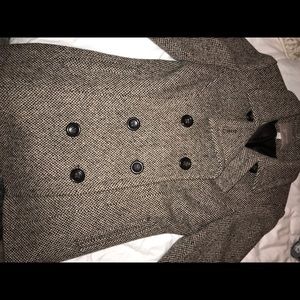 CROFT AND BARROW WOOL PEACOAT.